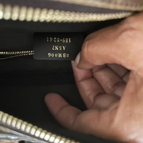 Fendi Logo Brown Belt Bag with White and Yellow Details - Picture 3 of 7